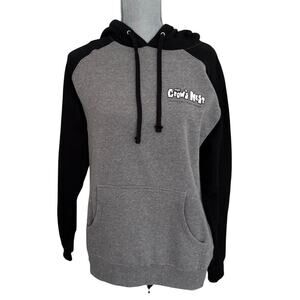 The Crow's Nest Santa Cruz Yacht Harbor Black Gray Hoodie Sweatshirt Unisex SZ S